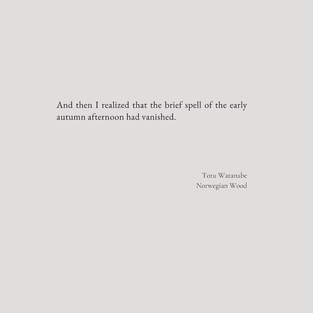 .
.
.
#toruwatanabe #midori #love #friendship #harukimurakami #murakami #norwegianwood #japanese #writer #author #quotes #books #harukimurakamiquotes #bookstagram